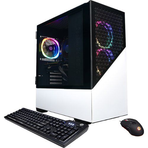 CyberPowerPC Gamer Master Gaming Desktop - AMD Ryzen 7 7700 - 16GB Memory - NVIDIA GeForce RTX 4060 - 2TB SSD - White