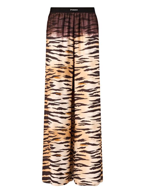 Trousers Nero Beige