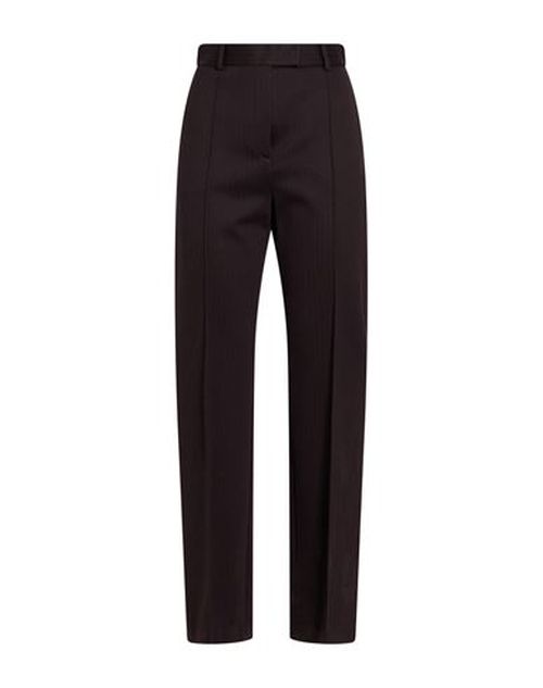 Woman Pants Dark brown Size 8 Polyester, Viscose, Elastane