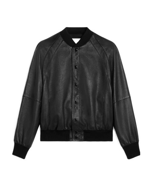 Teddy jacket in soft lambskin