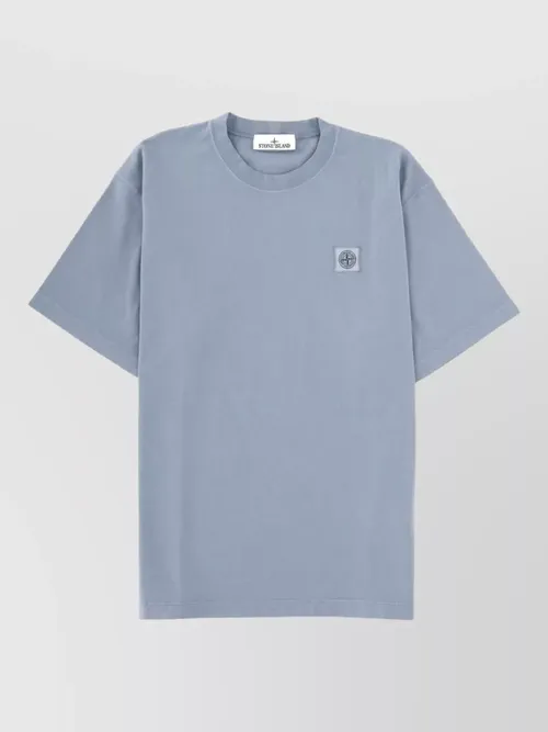 Stone Island - cotton logo patch t-shirt