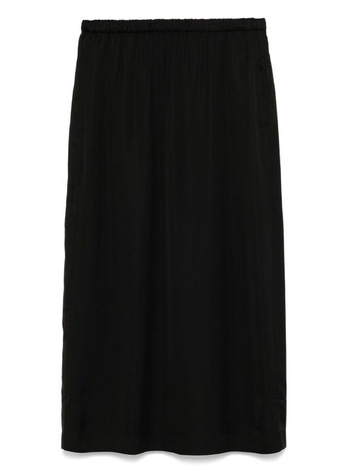 Straight long skirt - Black