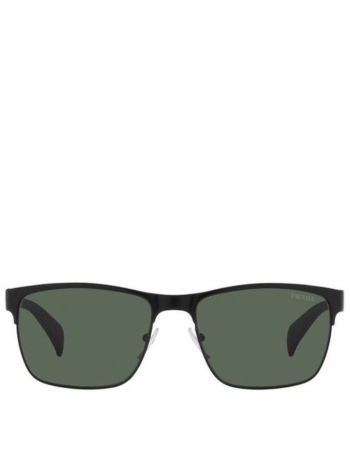 Rectangular-frame sunglasses - Black