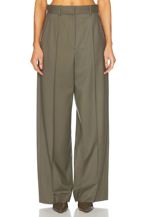HEIRLOME Antonella Trouser in Pewter Green - Green.  4 also in