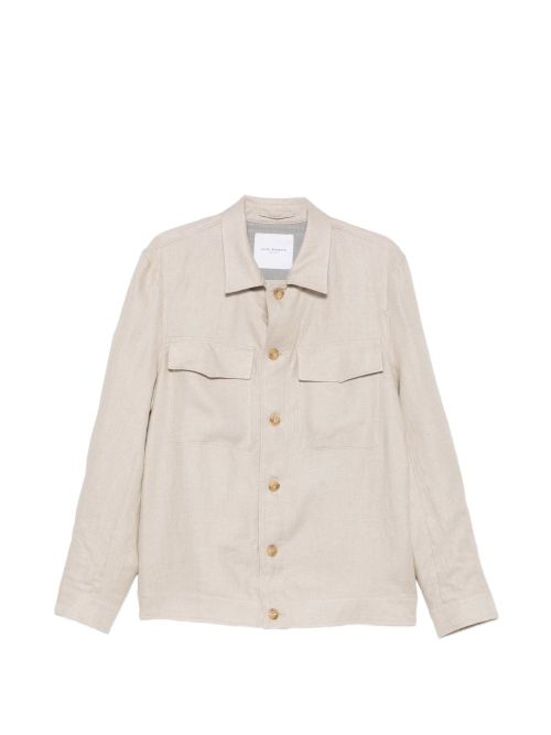 Men's Linen Overshirt Jacket