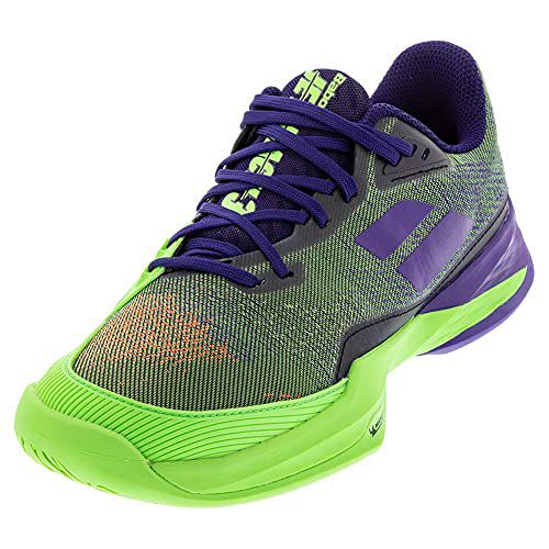 Babolat Men's Jet Mach 3 All Court Tennis Shoes, White/Dark Grey (Men's US