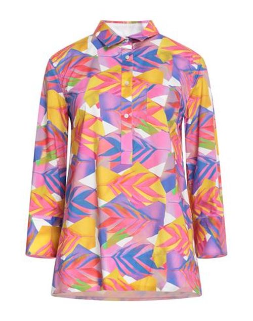Woman Top Magenta Size 6 Cotton, Elastane