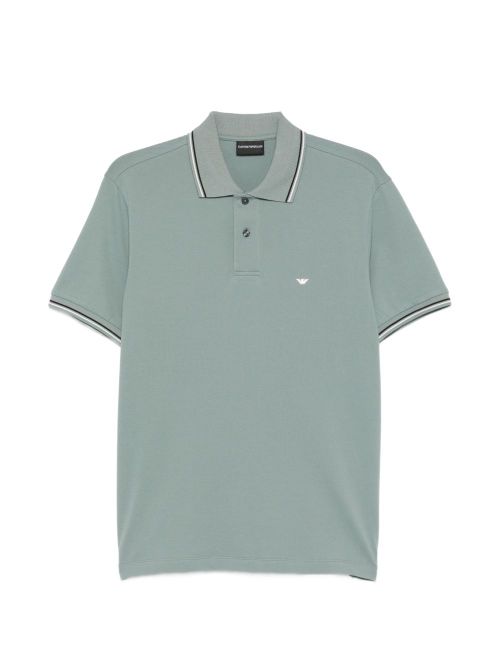 Logo cotton polo shirt