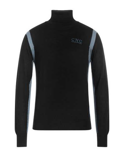 Man Turtleneck Black Size M Acrylic, Wool