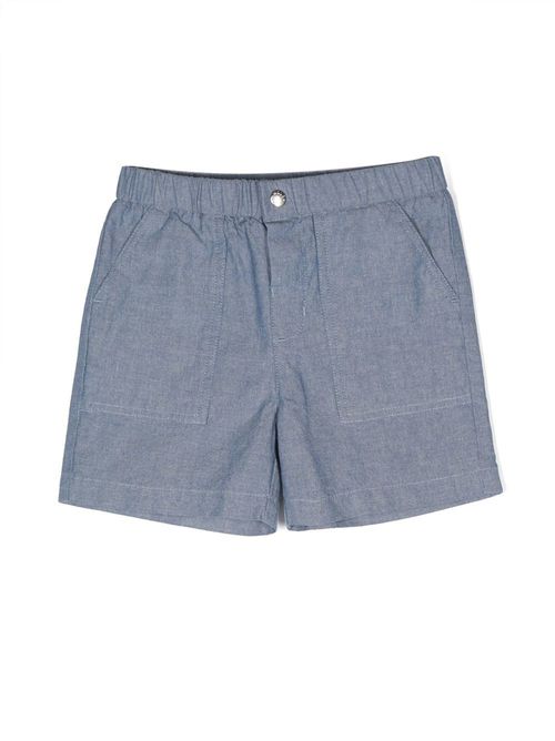 Rear logo patch shorts - Blue