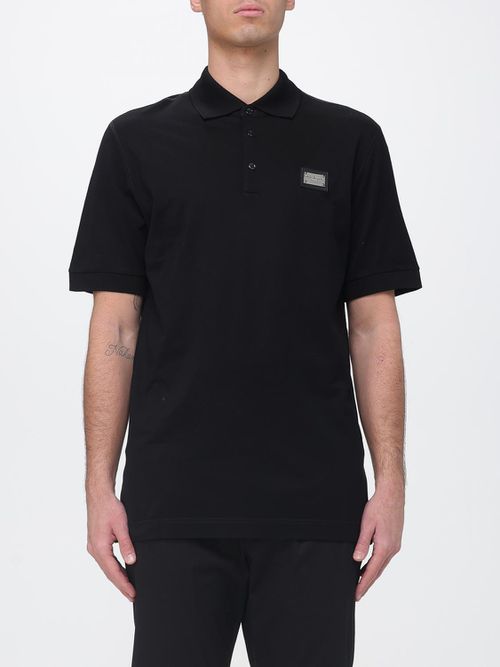 Polo Shirt Men color Black