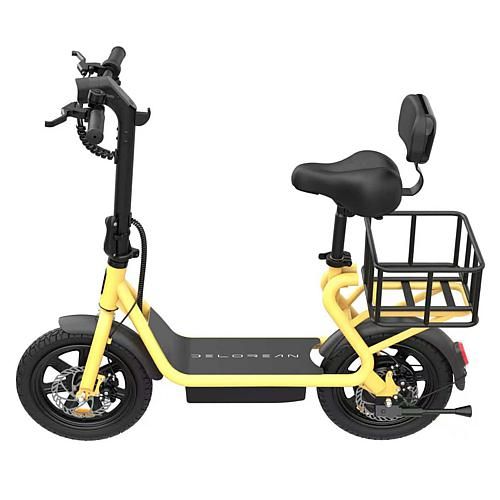 Folding Seated E-Scooter with Backrest