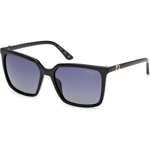 Guess Mujer Guess GU00258 01D Gafas de sol Inyectado Negro Fumar Cuadrada Polarizado