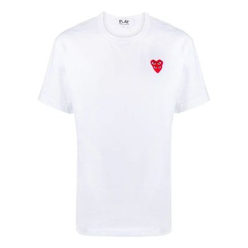 Basic T-Shirt Red Family Heart 'White'