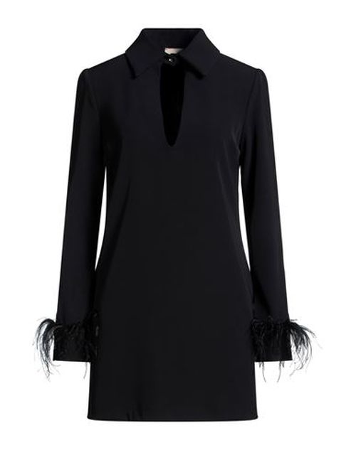 Woman Mini dress Black Size 4 Polyester, Elastane