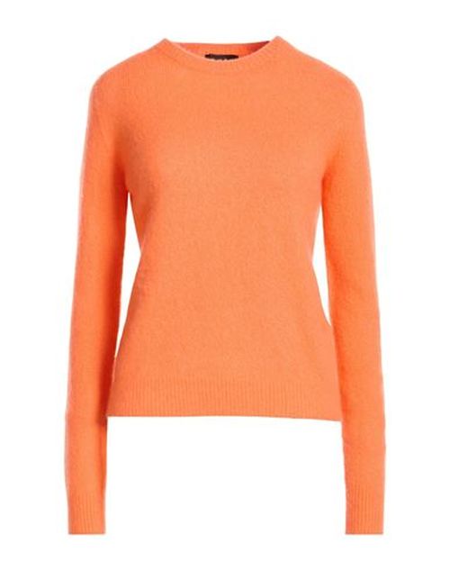 Woman Sweater Orange Size L Cashmere, Silk, Polyester