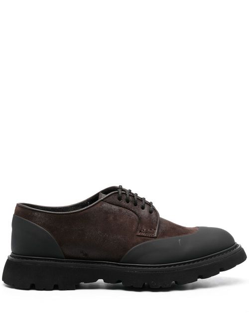Lace-up derby shoes - Brown