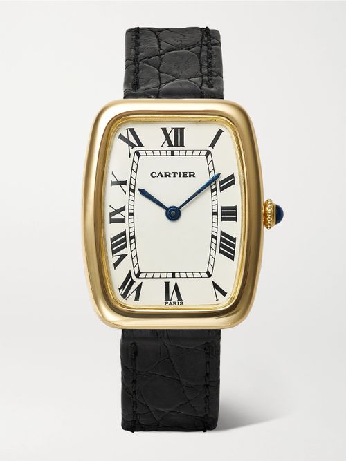 + Cartier Vintage 1980s Fabergé Hand-wound 18-karat Gold Watch, Ref. 78101 - One size