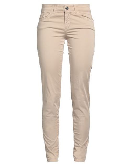 Caractère Woman Pants Beige Size 27 Cotton, Elastane
