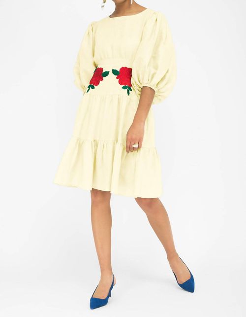 Salda Dress In Light Yellow
