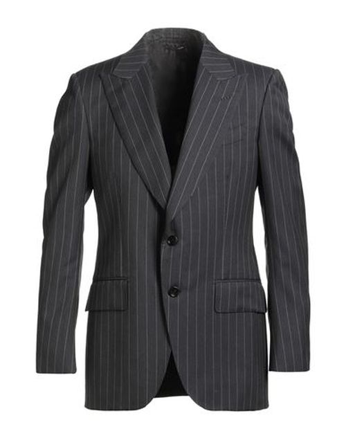 Man Blazer Charcoal Size 42 Wool, Mohair wool