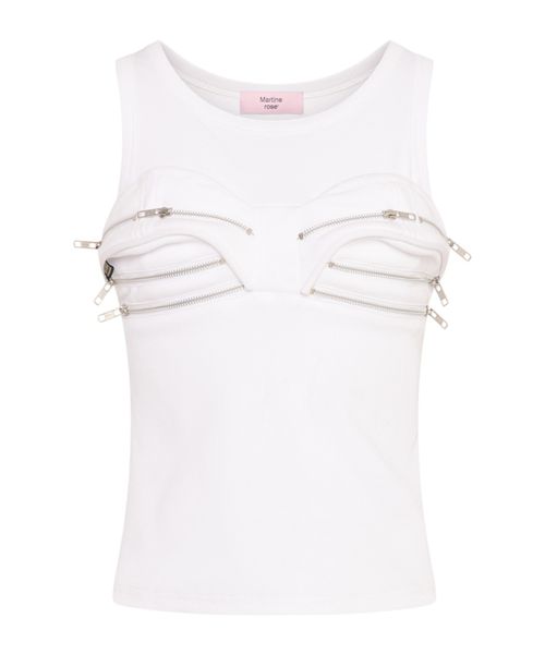 Zip Detailed Tank Top