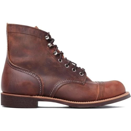 Red Wing Mens 8085 Iron Ranger Boots in Brown Leather
