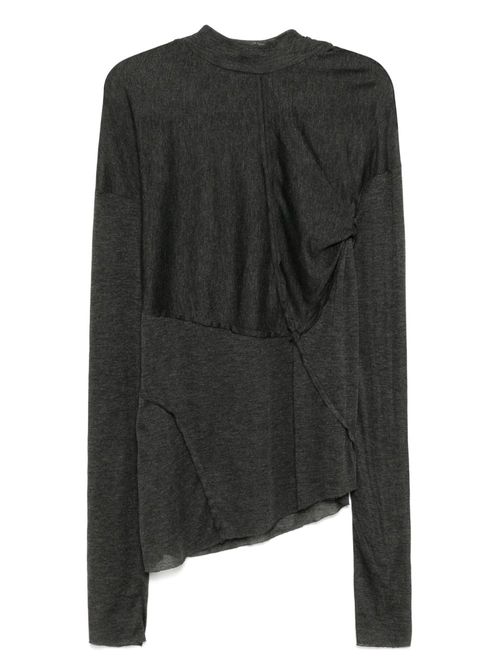 CHIAHUNG SU asymmetric T-shirt - Grey