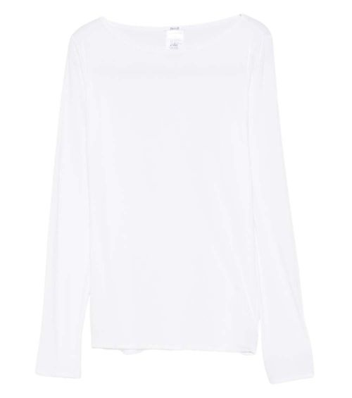White Crew Neck Full Sleeves T-Shirt