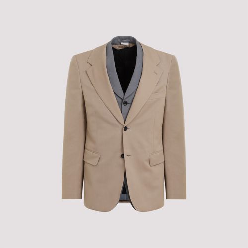 Beige Regular Fit Blazer