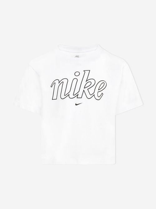 Girls GX Star Boxy T-Shirt in White