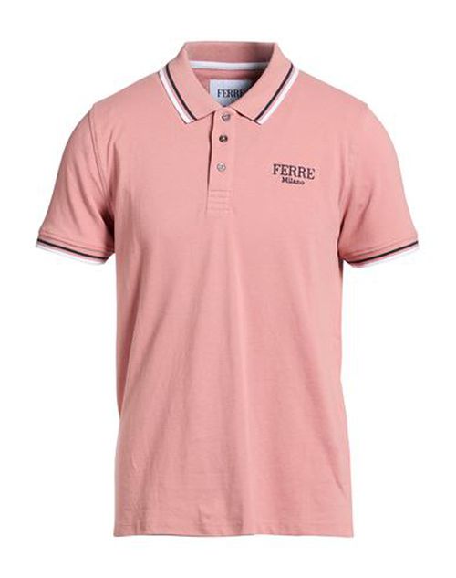 Man Polo shirt Antique rose Size M Cotton