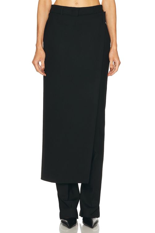 Sportmax Utopia Long Trouser in Black - Black. 0 also