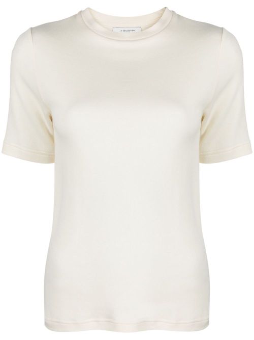 Short-sleeve cotton T-shirt - Neutrals