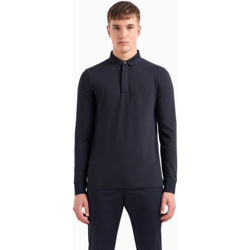 Armani Exchange Long Sleeve Polo