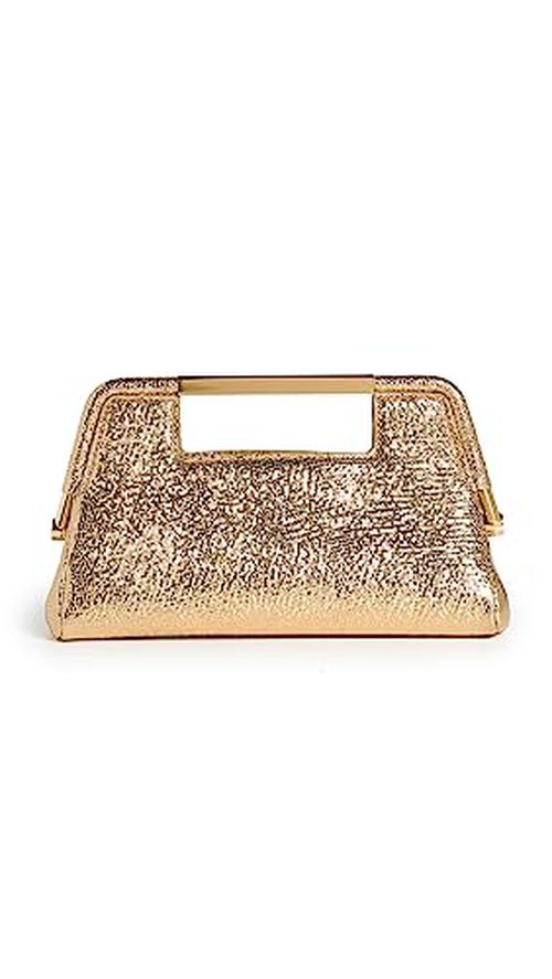 DeMellier Women's Mini Seville Clutch, Gold Metallic, One Size
