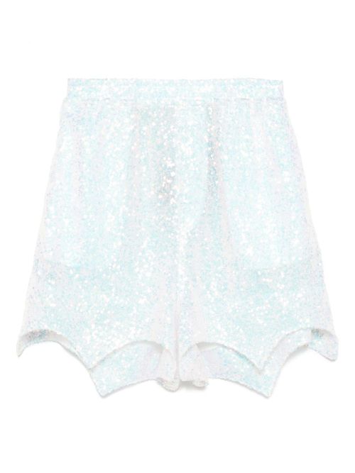 Sequinned bat shorts - Neutrals
