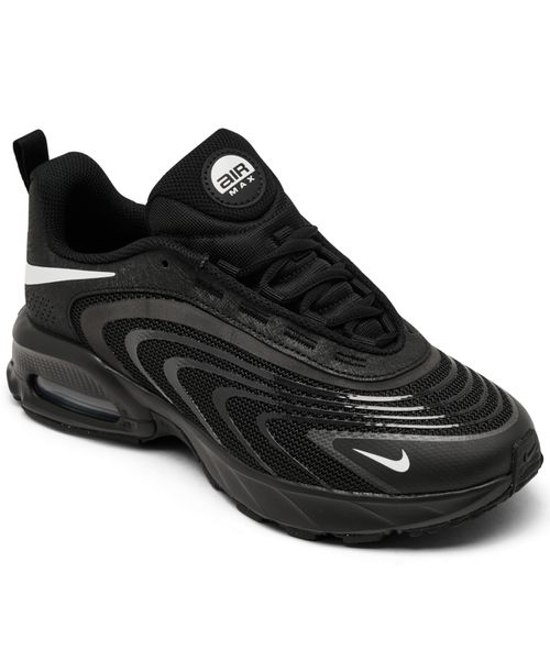 Big Kids' Air Max Fire Casual Sneakers From Finish Line - Black, White