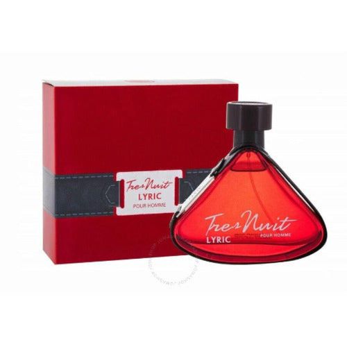 Tres Nuit Lyric Eau De Parfum Men's Cologne 3.4 Oz