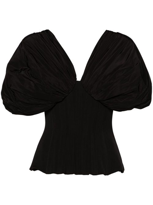 Ruched top - Black