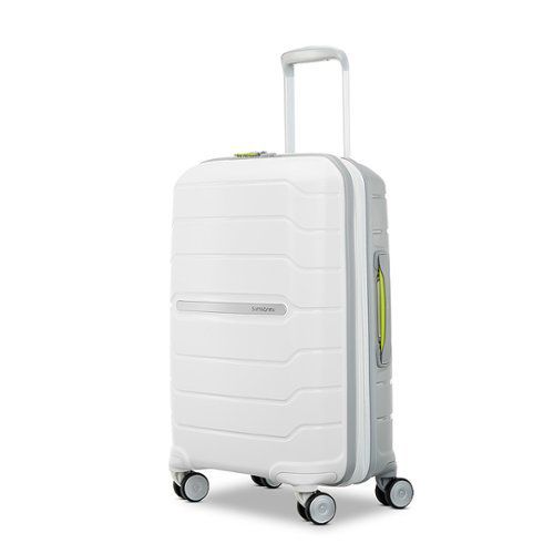 "Freeform 23"" Expandable Spinner Suitcase - White/Grey"