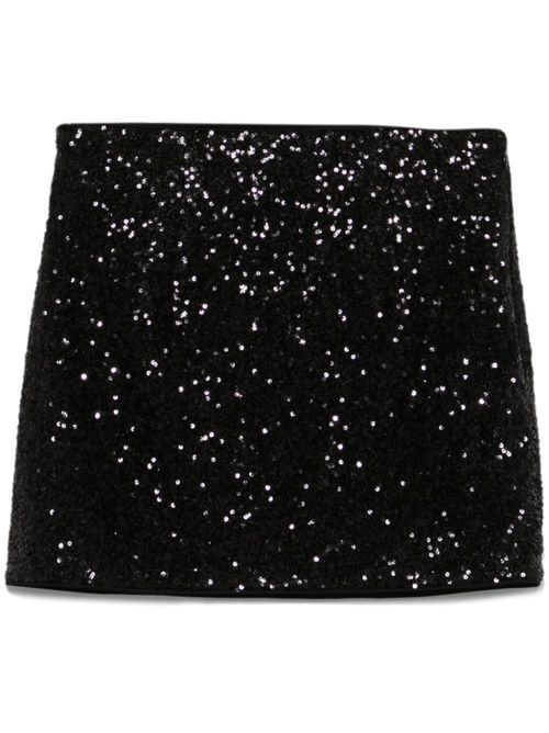Sequin mini skirt - Black
