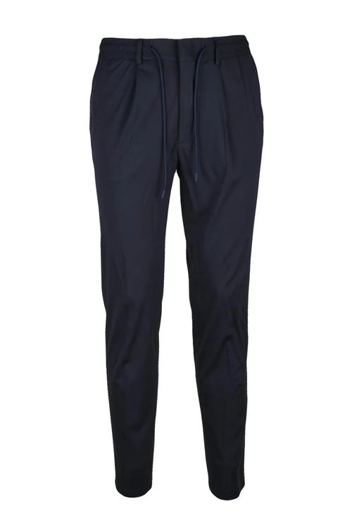 Viscose Stretch Trousers - Blue