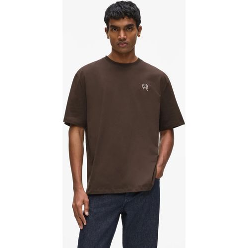Karl Lagerfeld - Ikon Graphic Print T-shirt, Man, Black