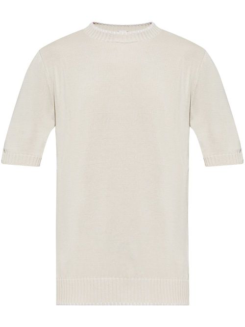Cotton T-shirt - Neutrals