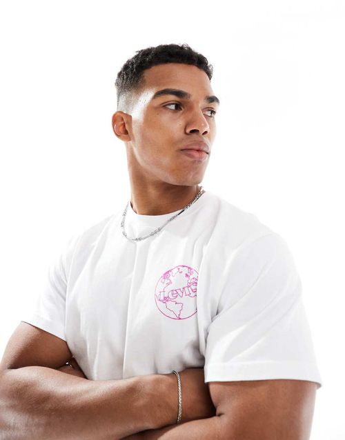 Off beets back print relaxed fit t-shirt in off white
