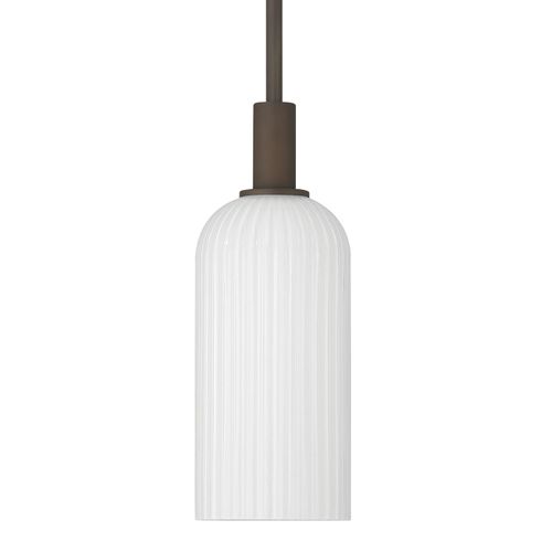 Matte Bronze Pendant from the Beverly Glen Collection