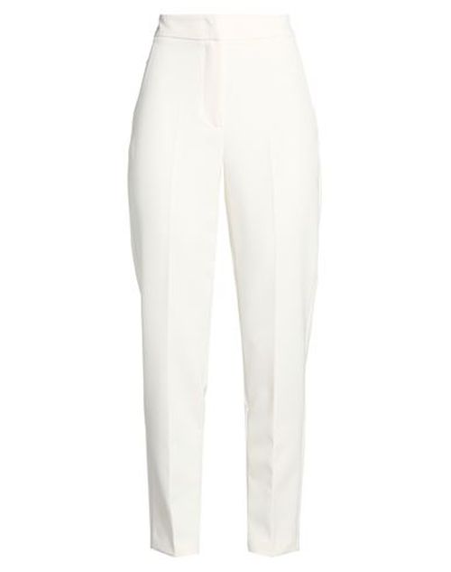 Woman Pants Off white Size S PES, Elastane