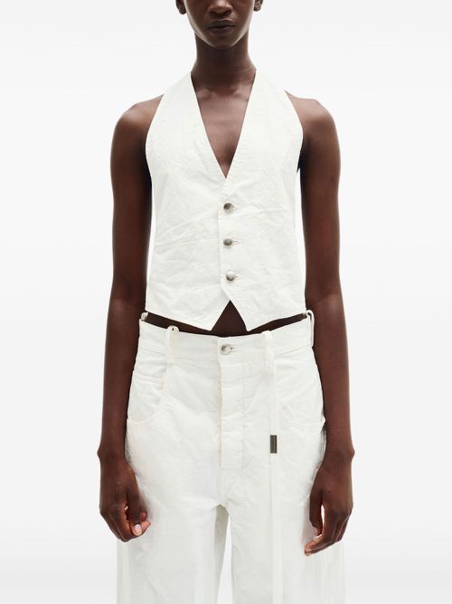 Ann Demeulemeester Monique waistcoat - White