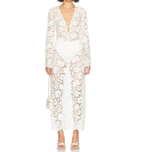 Lido Cover Up In White